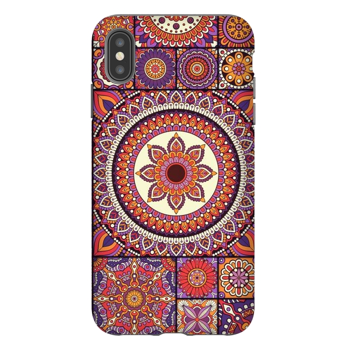 iPhone Xs Max StrongFit Mandala Pattern Design with Period Decorative Elements by ArtsCase