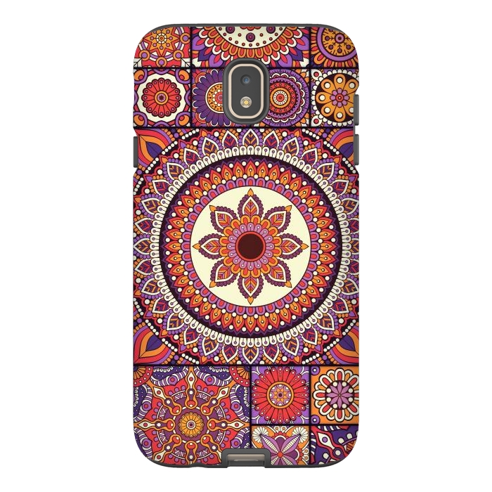 Galaxy J7 StrongFit Mandala Pattern Design with Period Decorative Elements by ArtsCase