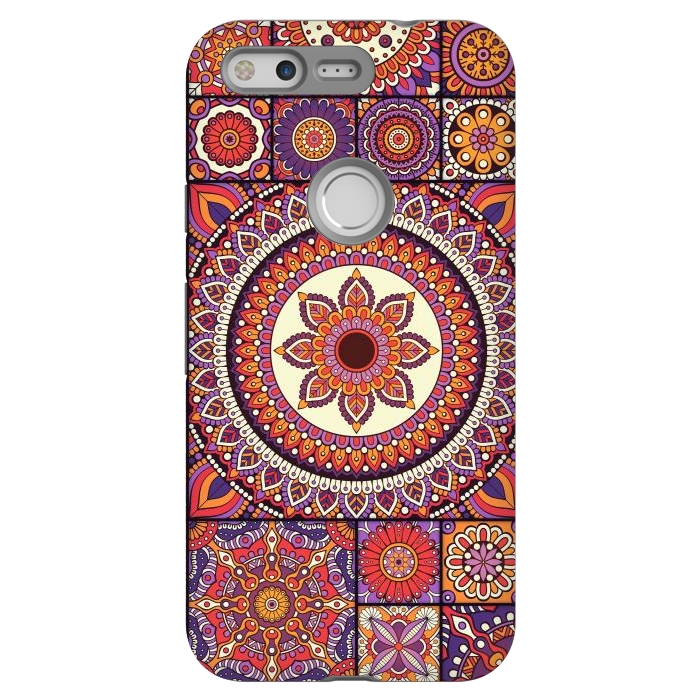 Pixel StrongFit Mandala Pattern Design with Period Decorative Elements by ArtsCase