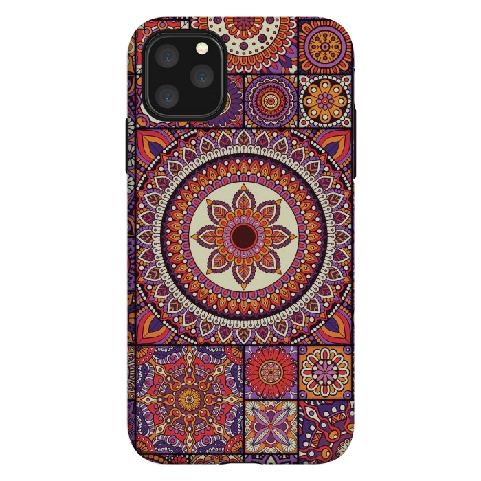iPhone 11 Pro Max StrongFit Mandala Pattern Design with Period Decorative Elements by ArtsCase