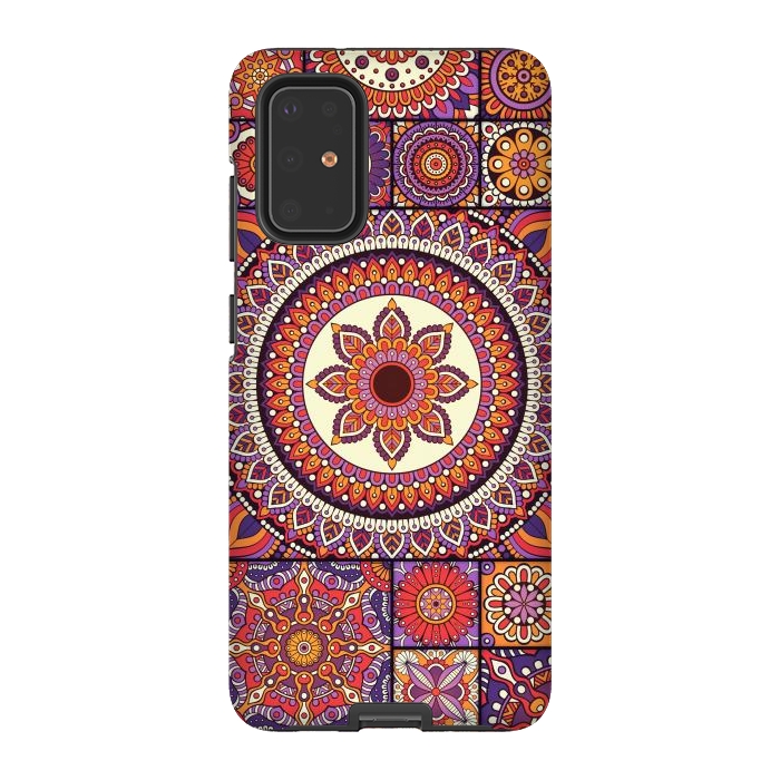 Galaxy S20 Plus StrongFit Mandala Pattern Design with Period Decorative Elements by ArtsCase