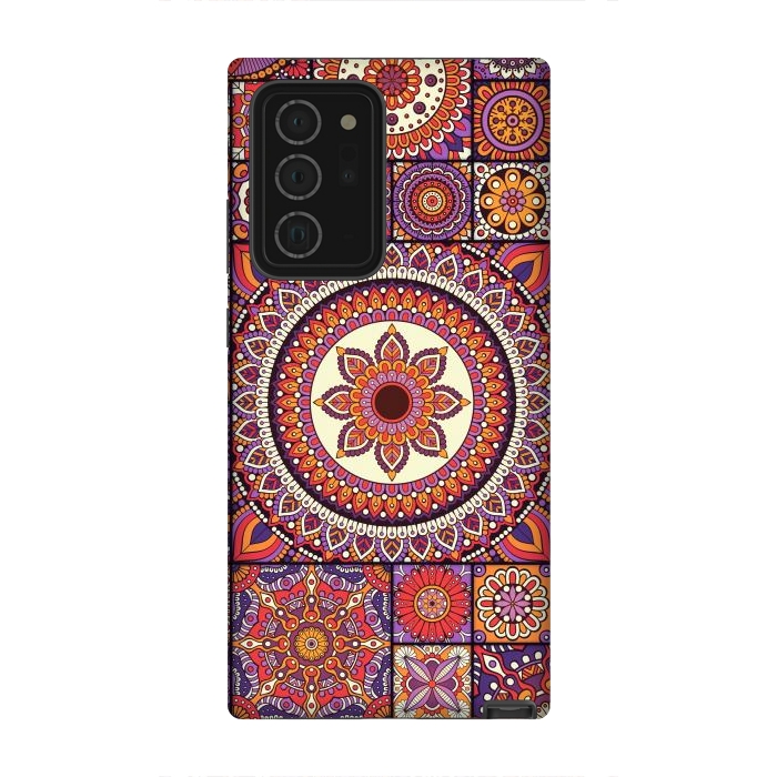 Galaxy Note 20 Ultra StrongFit Mandala Pattern Design with Period Decorative Elements by ArtsCase