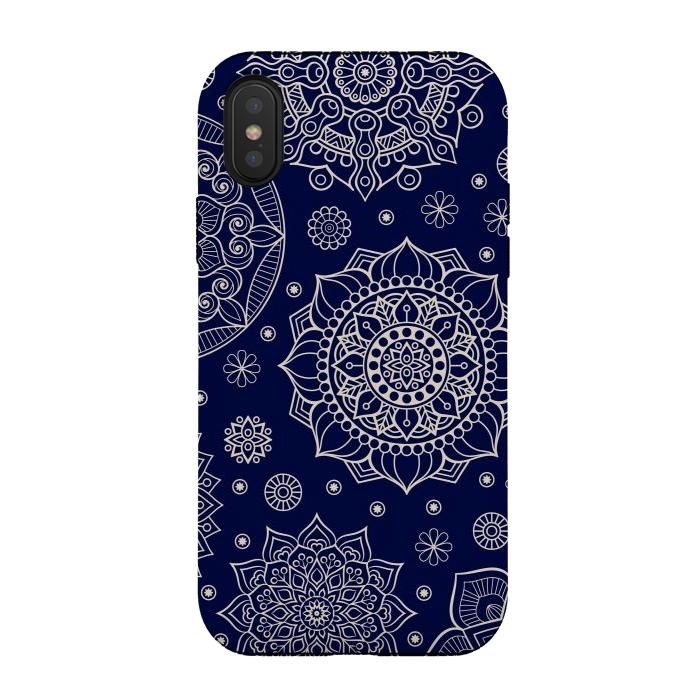 iPhone Xs / X StrongFit Mandala Pattern with Vintage Decorative Elements by ArtsCase