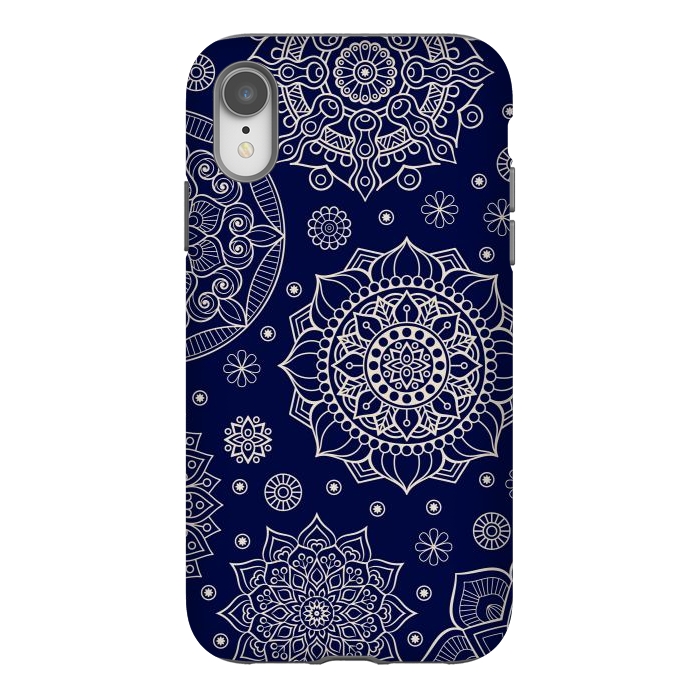 iPhone Xr StrongFit Mandala Pattern with Vintage Decorative Elements by ArtsCase