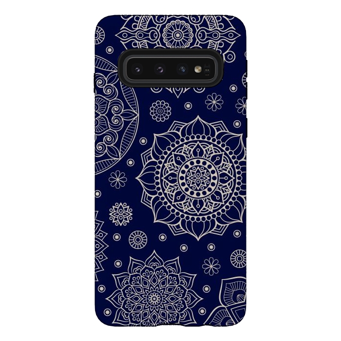 Galaxy S10 StrongFit Mandala Pattern with Vintage Decorative Elements by ArtsCase