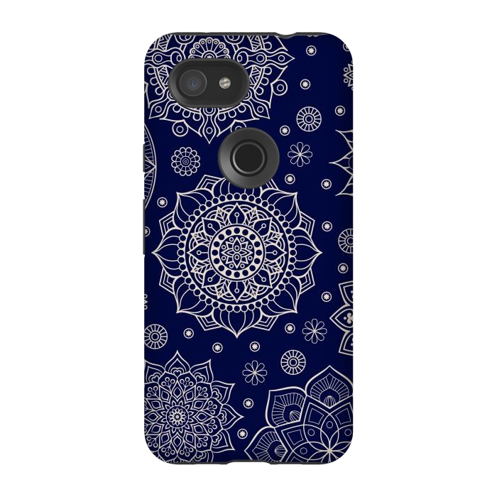 Pixel 3A StrongFit Mandala Pattern with Vintage Decorative Elements by ArtsCase