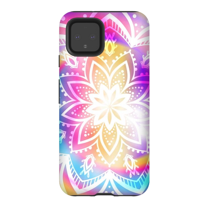 Pixel 4 StrongFit Mandala with Hippie Style by ArtsCase