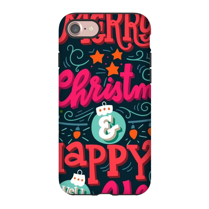 iPhone 7 StrongFit Merry Christmas and Happy New Year 1 by ArtsCase