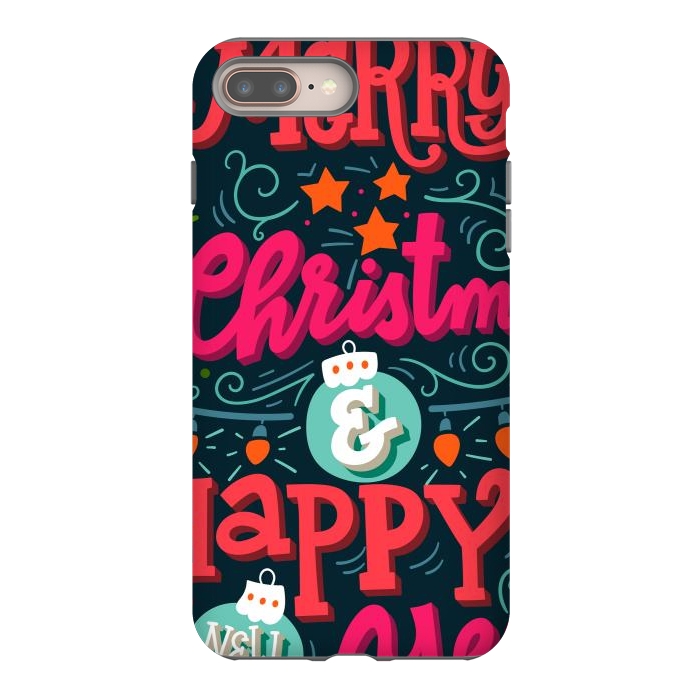 iPhone 7 plus StrongFit Merry Christmas and Happy New Year 1 by ArtsCase
