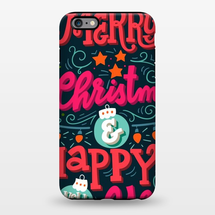 iPhone 6/6s plus StrongFit Merry Christmas and Happy New Year 1 by ArtsCase