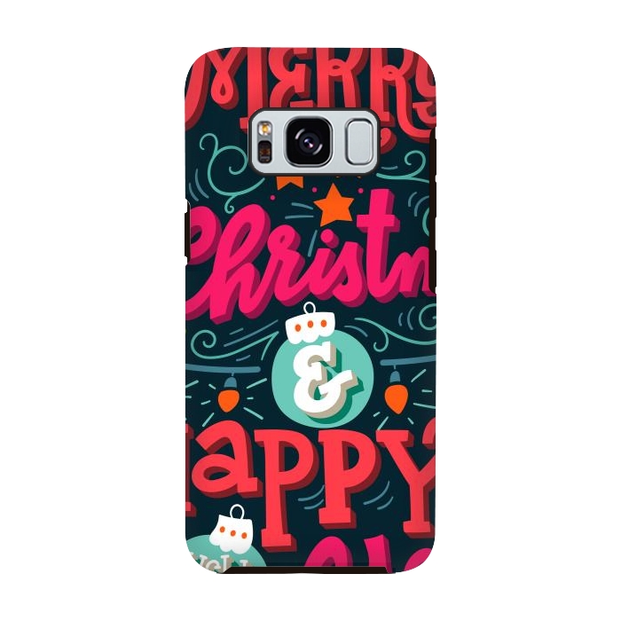 Galaxy S8 StrongFit Merry Christmas and Happy New Year 1 by ArtsCase