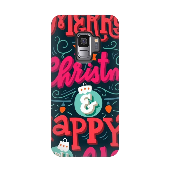 Galaxy S9 StrongFit Merry Christmas and Happy New Year 1 by ArtsCase
