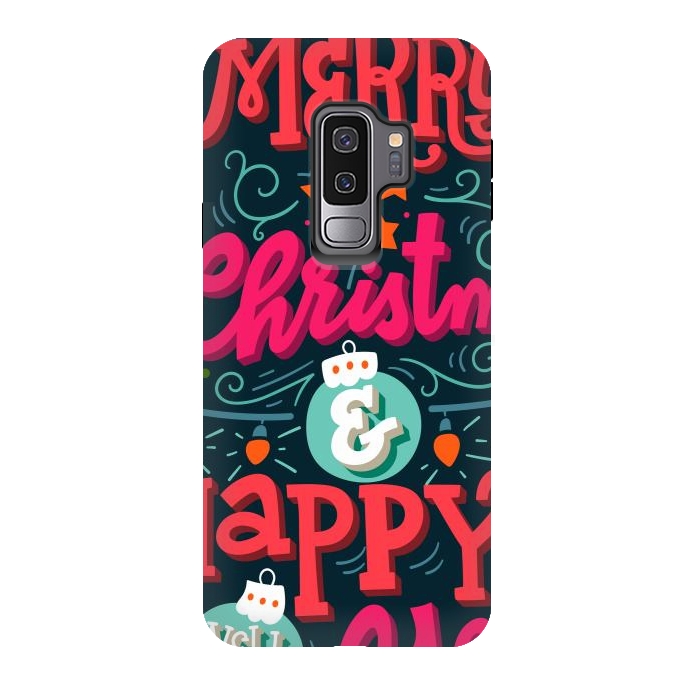 Galaxy S9 plus StrongFit Merry Christmas and Happy New Year 1 by ArtsCase