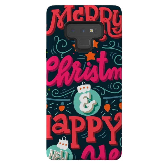 Galaxy Note 9 StrongFit Merry Christmas and Happy New Year 1 by ArtsCase