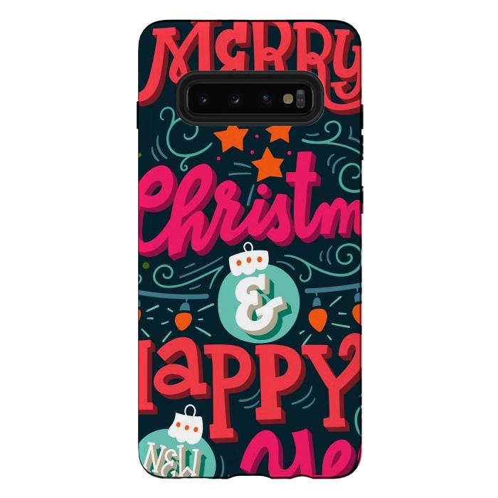 Galaxy S10 plus StrongFit Merry Christmas and Happy New Year 1 by ArtsCase