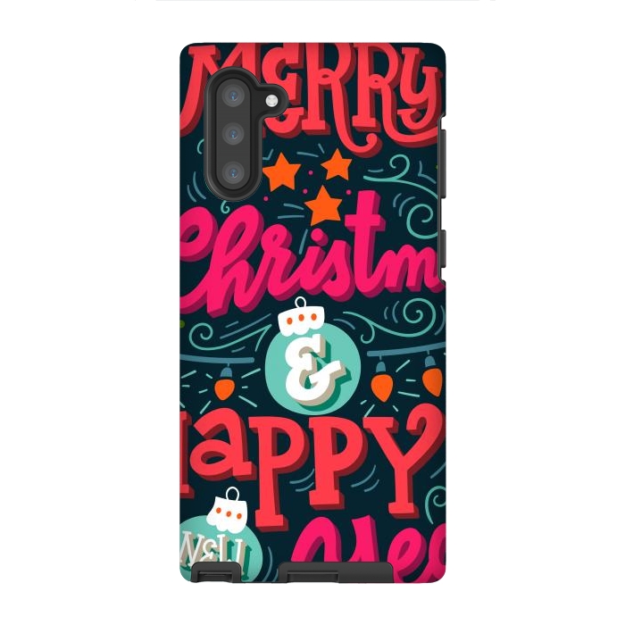 Galaxy Note 10 StrongFit Merry Christmas and Happy New Year 1 by ArtsCase