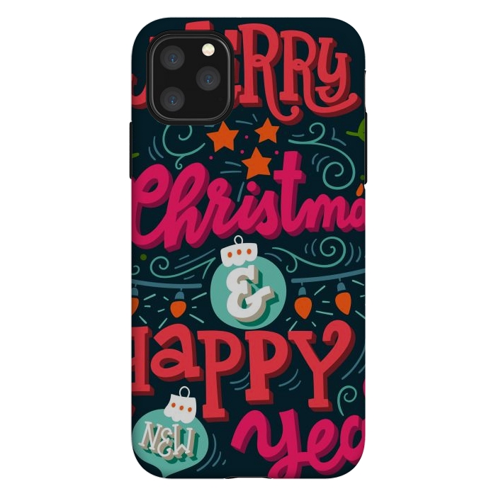 iPhone 11 Pro Max StrongFit Merry Christmas and Happy New Year 1 by ArtsCase