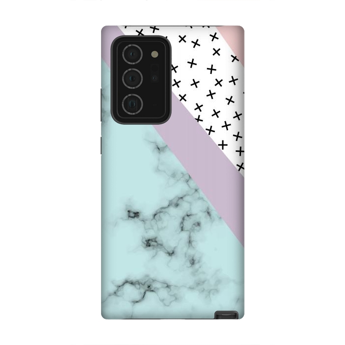Galaxy Note 20 Ultra StrongFit Minimum Creative Marble by ArtsCase