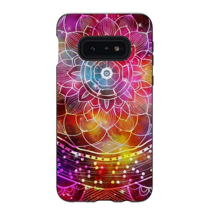 Galaxy S10e StrongFit Modern Design Galaxy Mandala by ArtsCase