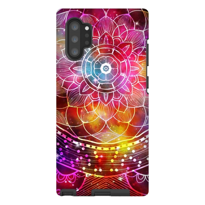 Galaxy Note 10 plus StrongFit Modern Design Galaxy Mandala by ArtsCase