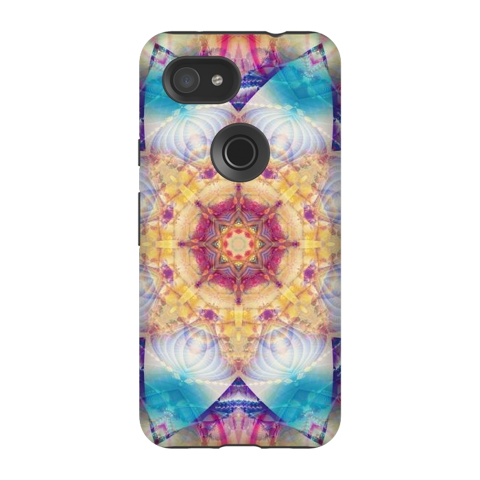 Pixel 3A StrongFit multicolored Design Pattern by ArtsCase