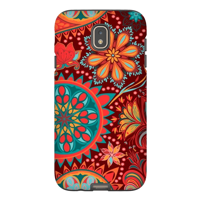 Galaxy J7 StrongFit Paisley Vintage Floral Motif Ethnic Seamless Background by ArtsCase