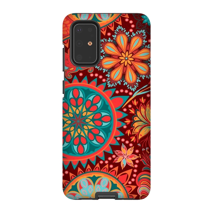 Galaxy S20 Plus StrongFit Paisley Vintage Floral Motif Ethnic Seamless Background by ArtsCase