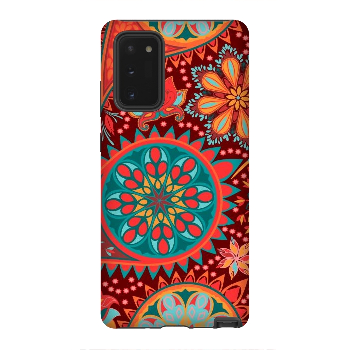 Galaxy Note 20 StrongFit Paisley Vintage Floral Motif Ethnic Seamless Background by ArtsCase