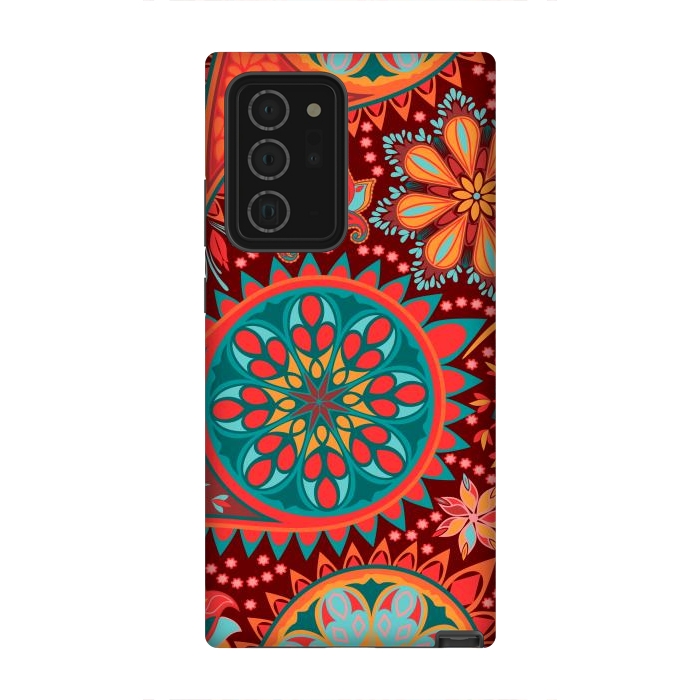 Galaxy Note 20 Ultra StrongFit Paisley Vintage Floral Motif Ethnic Seamless Background by ArtsCase