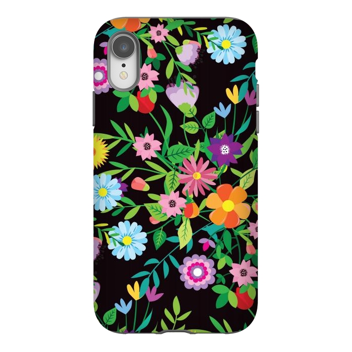 iPhone Xr StrongFit Patterns Doodle Spring XI by ArtsCase
