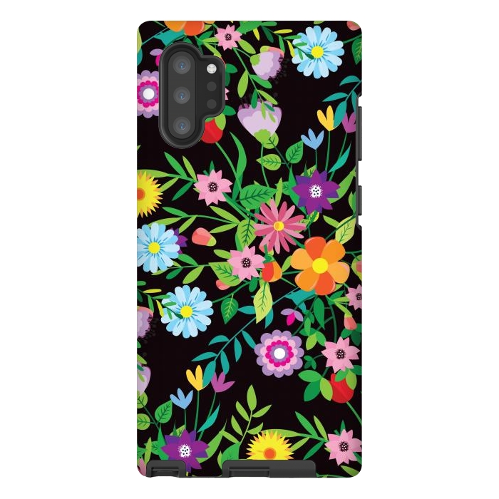 Galaxy Note 10 plus StrongFit Patterns Doodle Spring XI by ArtsCase
