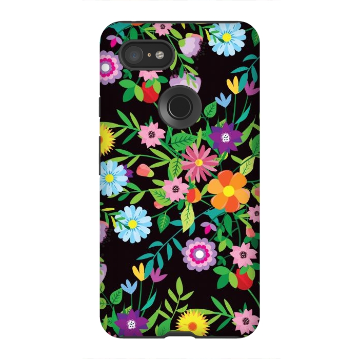 Pixel 3XL StrongFit Patterns Doodle Spring XI by ArtsCase