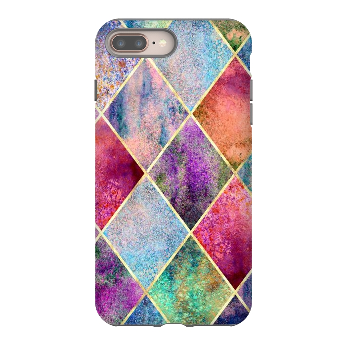 iPhone 7 plus StrongFit Plancha Geométrica Abstracta by ArtsCase