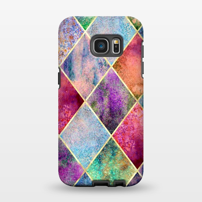 Galaxy S7 EDGE StrongFit Plancha Geométrica Abstracta by ArtsCase