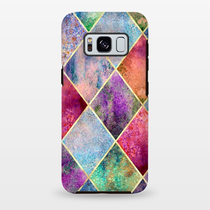 Galaxy S8 plus StrongFit Plancha Geométrica Abstracta by ArtsCase