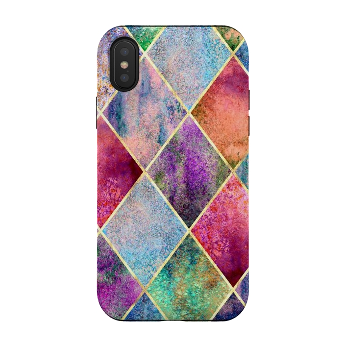 iPhone Xs / X StrongFit Plancha Geométrica Abstracta by ArtsCase