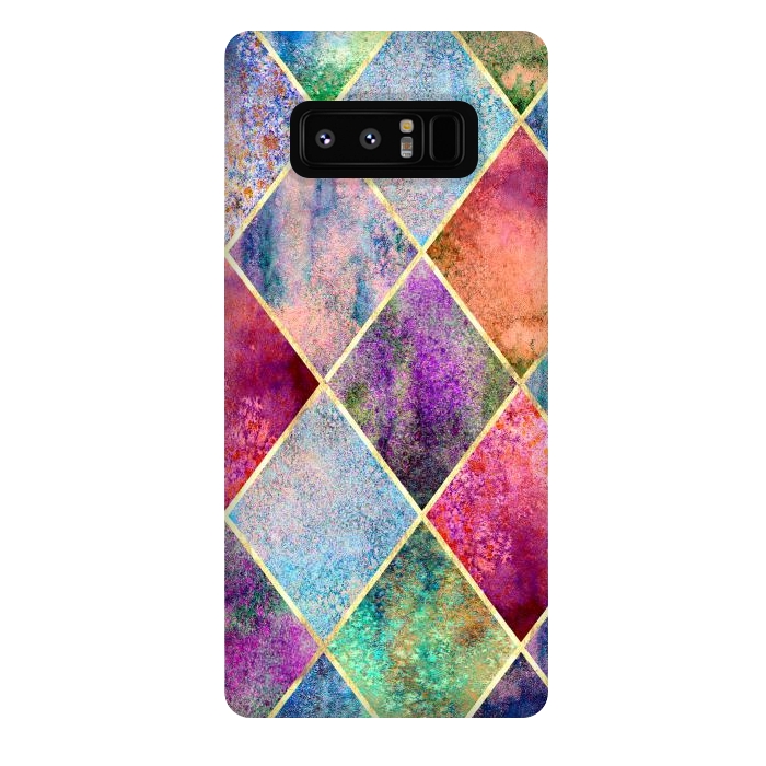 Galaxy Note 8 StrongFit Plancha Geométrica Abstracta by ArtsCase