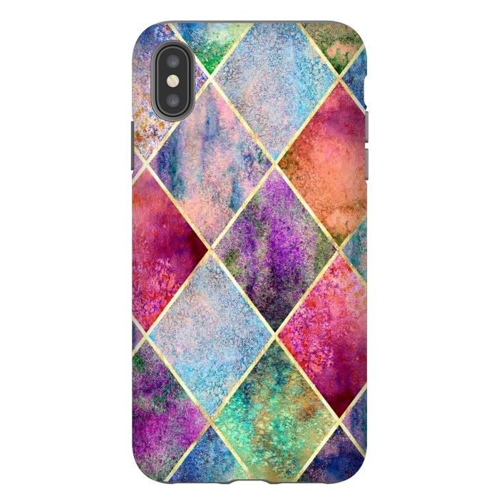 iPhone Xs Max StrongFit Plancha Geométrica Abstracta by ArtsCase