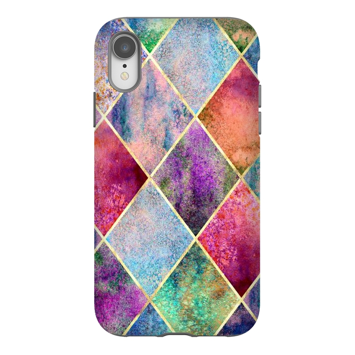 iPhone Xr StrongFit Plancha Geométrica Abstracta by ArtsCase