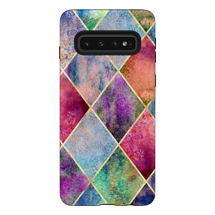 Galaxy S10 StrongFit Plancha Geométrica Abstracta by ArtsCase