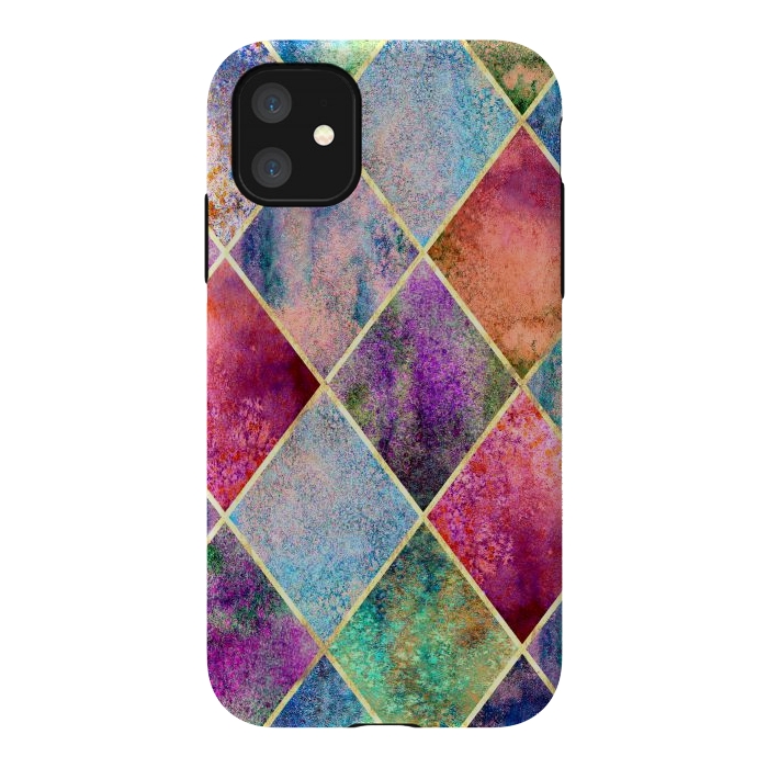 iPhone 11 StrongFit Plancha Geométrica Abstracta by ArtsCase