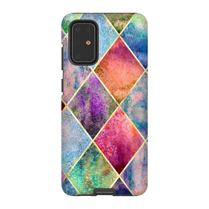 Galaxy S20 Plus StrongFit Plancha Geométrica Abstracta by ArtsCase
