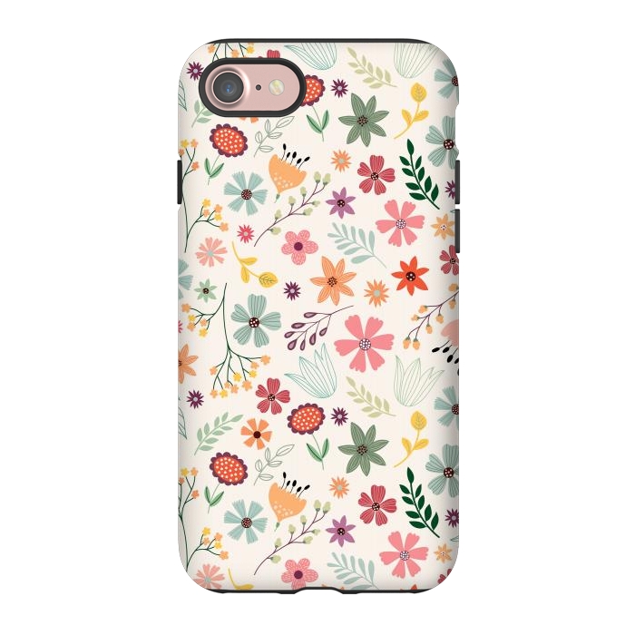 iPhone 7 StrongFit Pretty Flowers Pattern Design XIII by ArtsCase