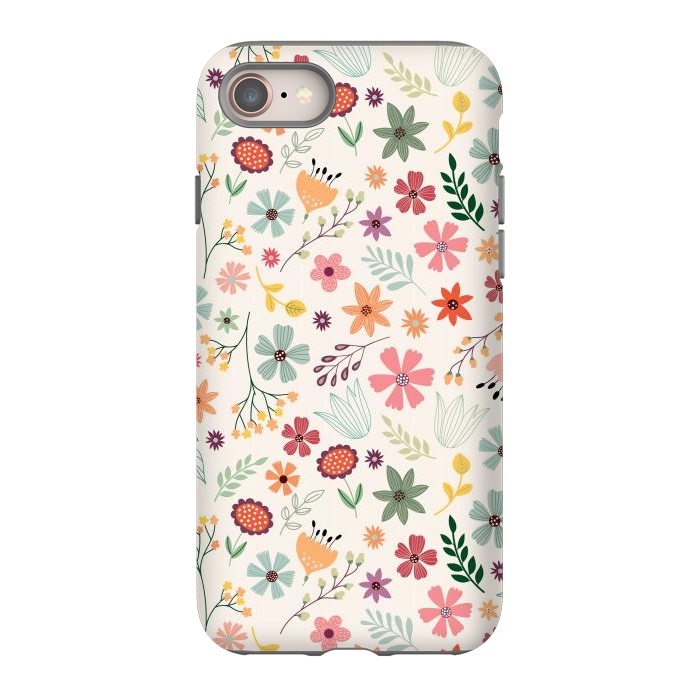 iPhone 8 StrongFit Pretty Flowers Pattern Design XIII by ArtsCase