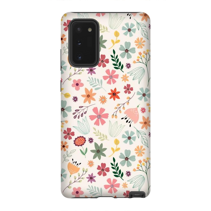 Galaxy Note 20 StrongFit Pretty Flowers Pattern Design XIII by ArtsCase