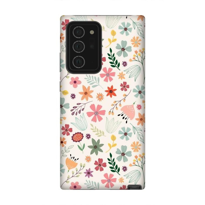 Galaxy Note 20 Ultra StrongFit Pretty Flowers Pattern Design XIII by ArtsCase
