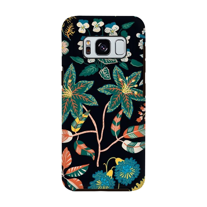 Galaxy S8 StrongFit Randomly Scattered Botanical Motifs by ArtsCase