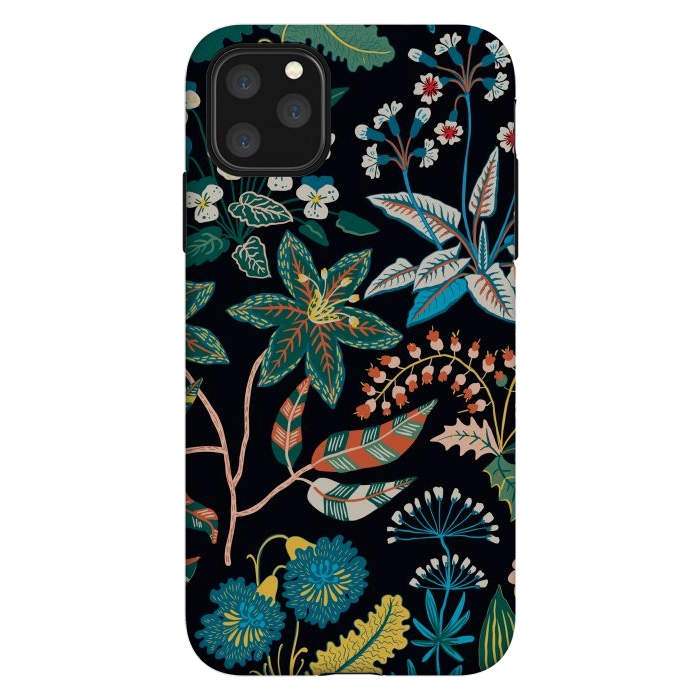 iPhone 11 Pro Max StrongFit Randomly Scattered Botanical Motifs by ArtsCase