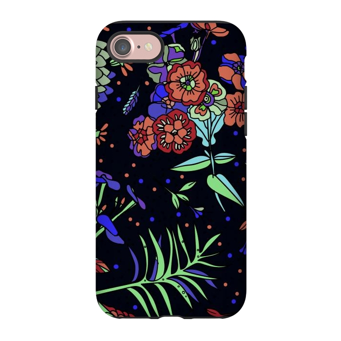 iPhone 7 StrongFit Seamless Floral Pattern 333 by ArtsCase