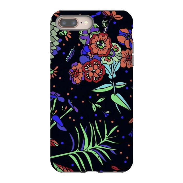 iPhone 7 plus StrongFit Seamless Floral Pattern 333 by ArtsCase